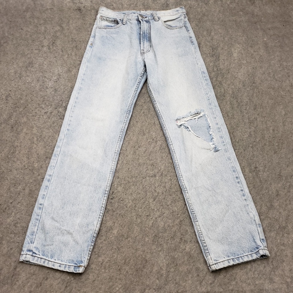 Brandy Melville Jeans Womens Medium Blue Mom Straight Denim High Rise 29x30